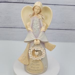 Enesco Foundations Grandmother Angel Stone Resin Figurine